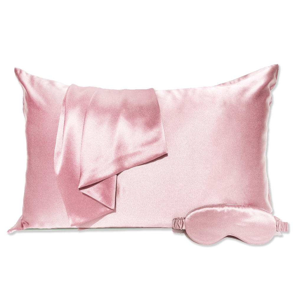 Luxury GIFT set 100% Silk Pillow Case, Sleeping Eye Mask, Scrunchies